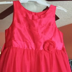 Girls size 16 red dress
